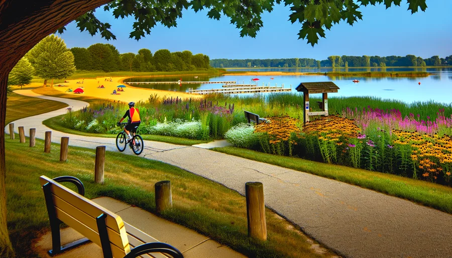 Buckeye Lake biking trails