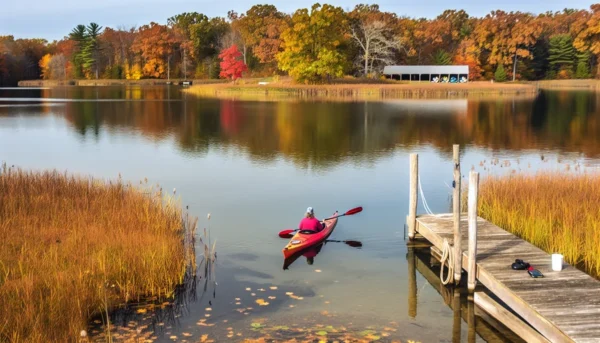kayaking at Buckeye Lake