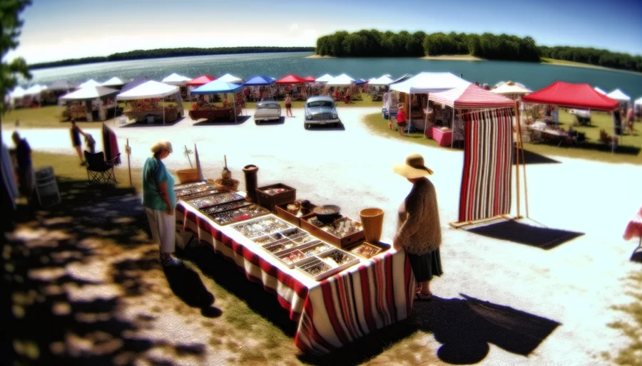 shopping at Buckeye Lake