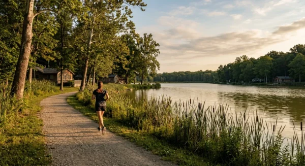 Buckeye Lake running trails